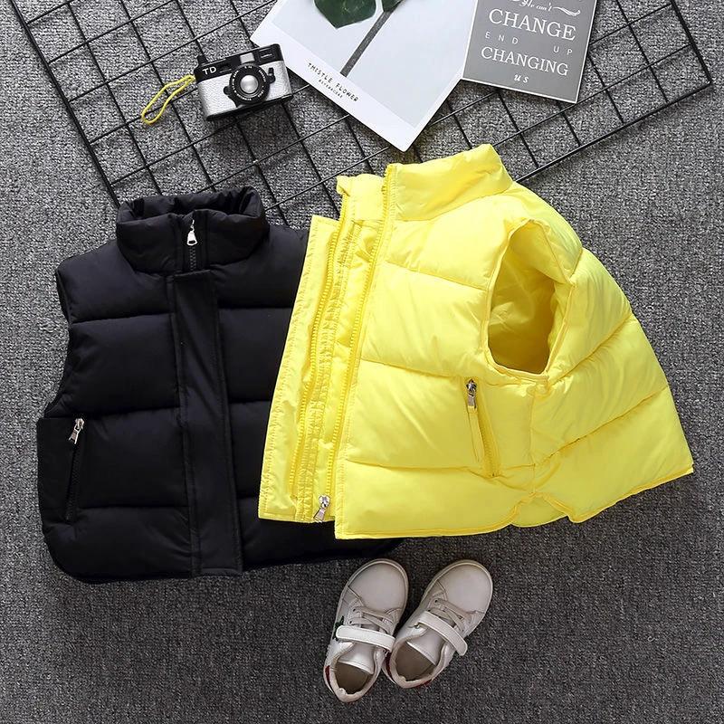 Men And Women Children Wear Loose Down Cotton Vest by GJG Denim