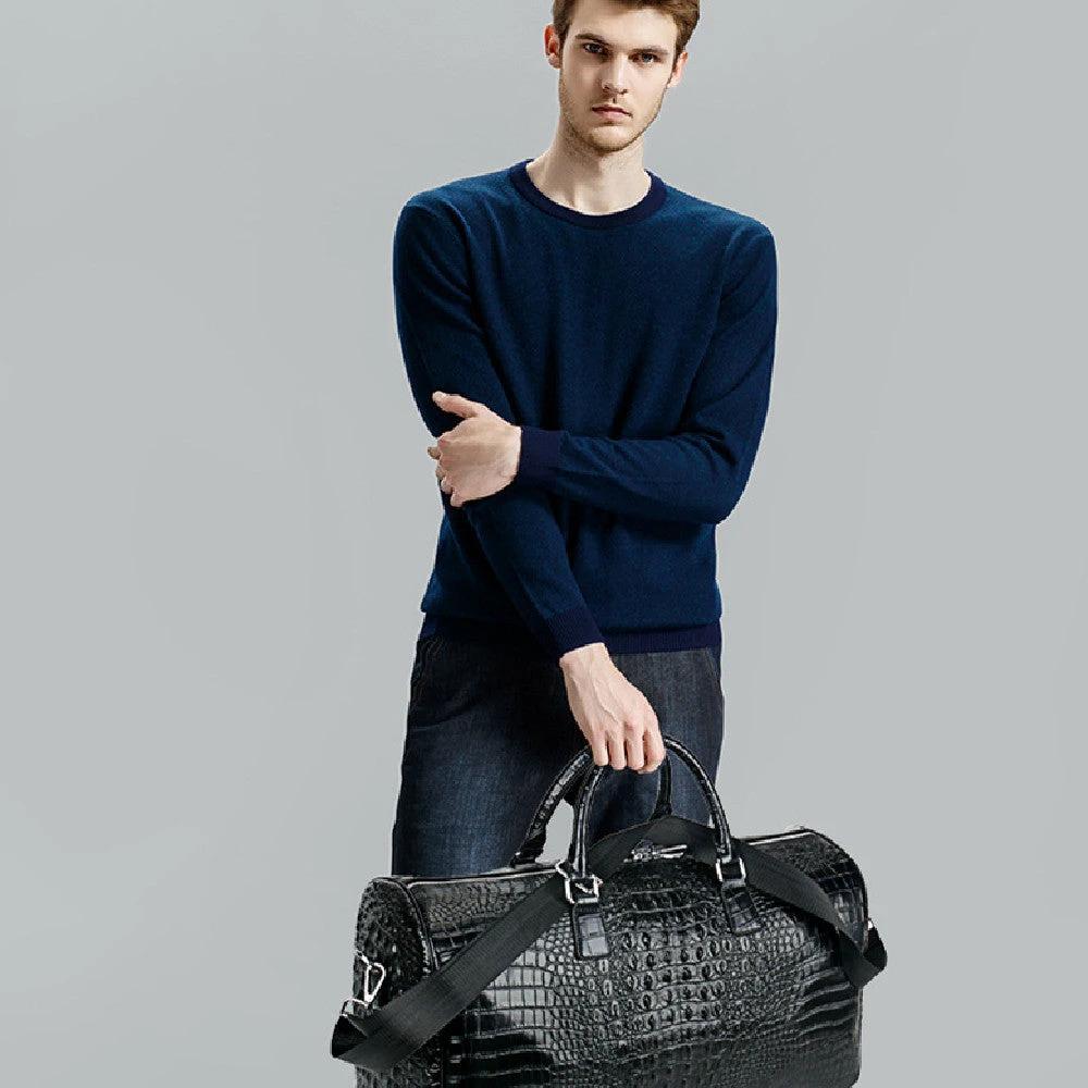 Men's Travel Duffel Bag by GJG Denim