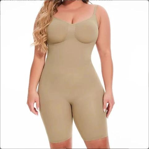 Dropship SEAMLESS Postpartum Abdomen Shapewear Sculpting Short Mid Thigh Slimming Body Shaper For Women Tummy Control Slimmer by GJG Denim