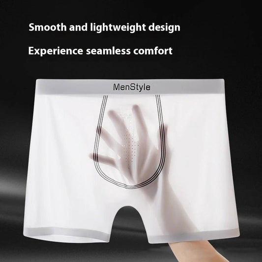Men's Breathable Single-layer Seamless Boxers by GJG Denim