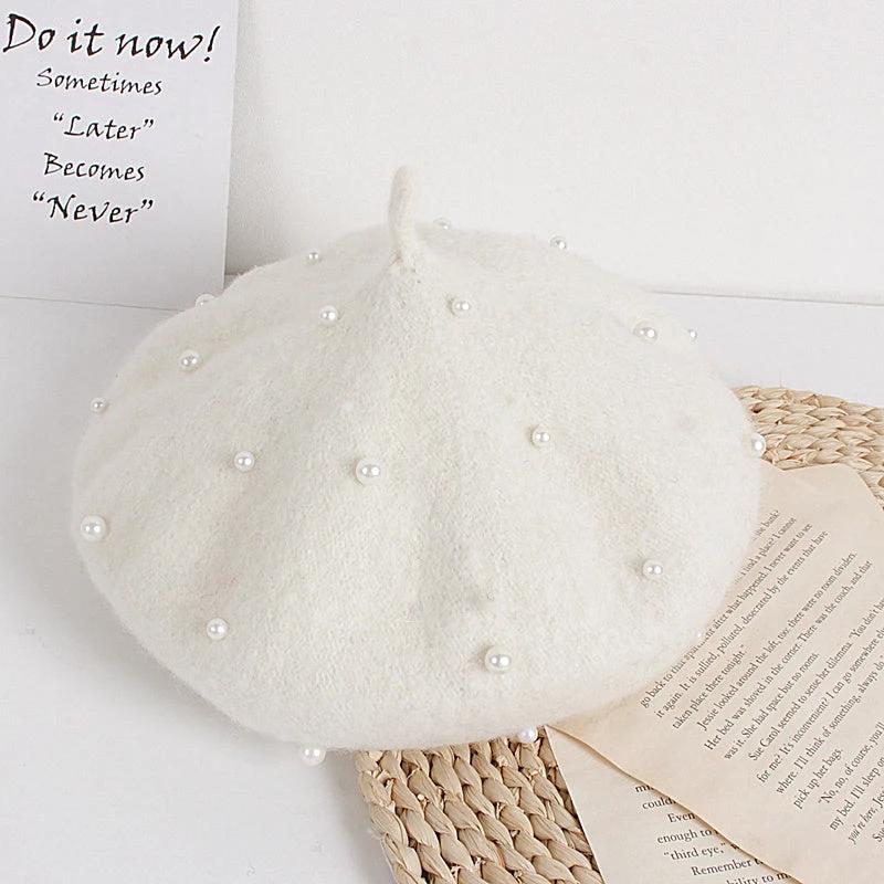 Beaded Princess Beret For Babies Or Children by GJG Denim