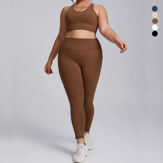Sports Workout Clothes Women's No Embarrassment Line Tight Trousers Stretch Suit by GJG Denim