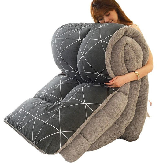 Lambswool Quilt Winter Thickened Cotton Quilt by GJG Denim