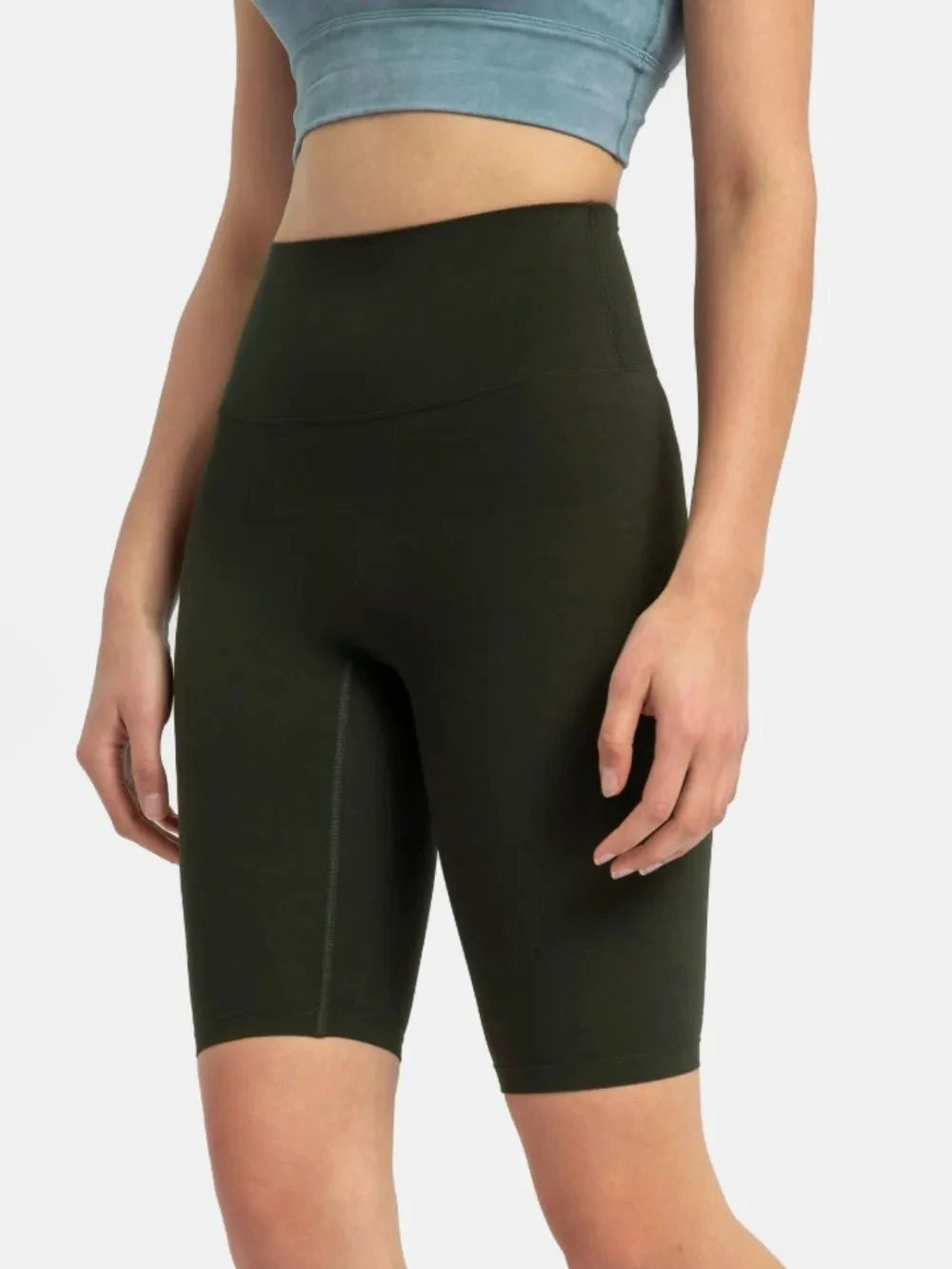 Millennia High Rise Wide Waistband Active Shorts by Lady Ros
