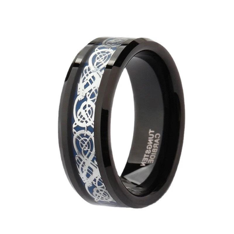 Personalized Men's High Sense Tungsten Ring by GJG Denim