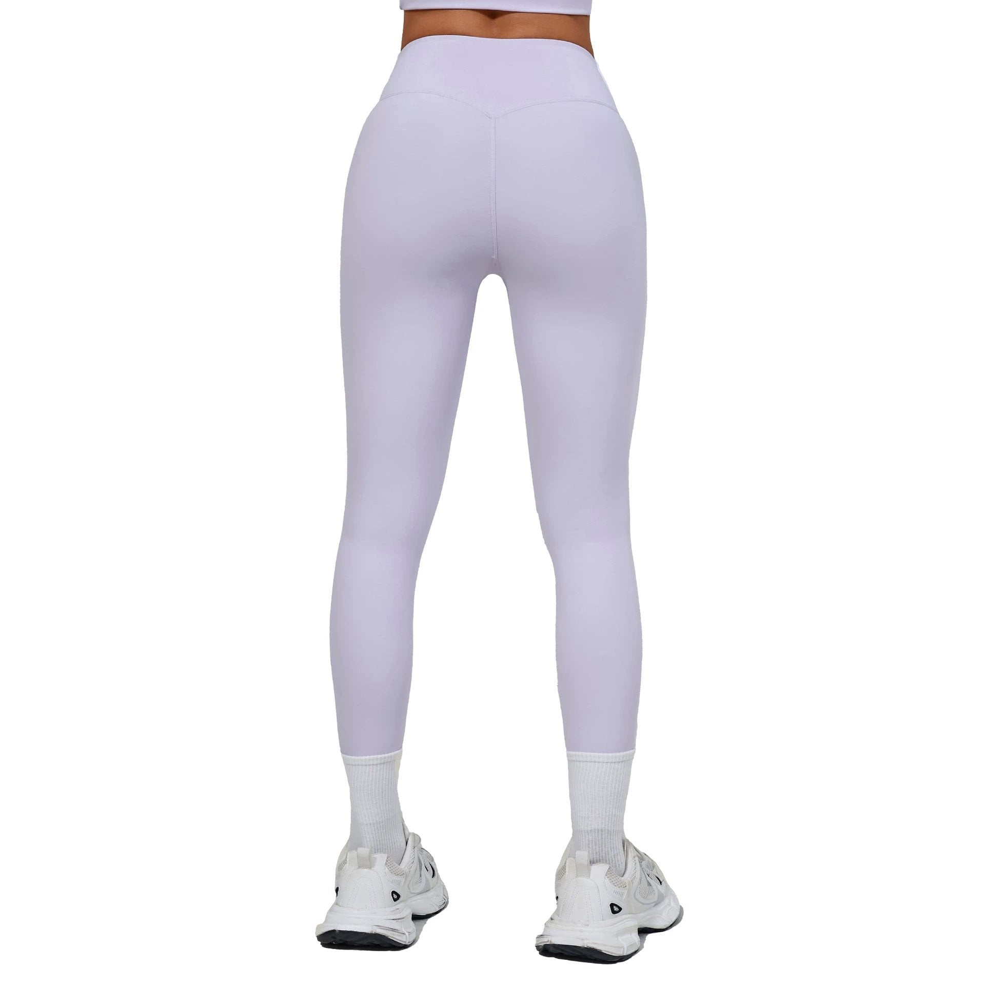 European And American-style High-waisted Yoga Pants With Invisible Pleats by GJG Denim