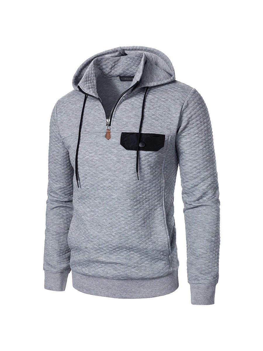 Men's Simplicity Trendy Loose Hooded Sweater by GJG Denim