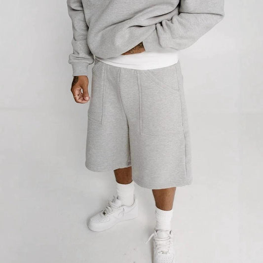Minimalism Versatile Loose Cropped Pants Short Casual by GJG Denim
