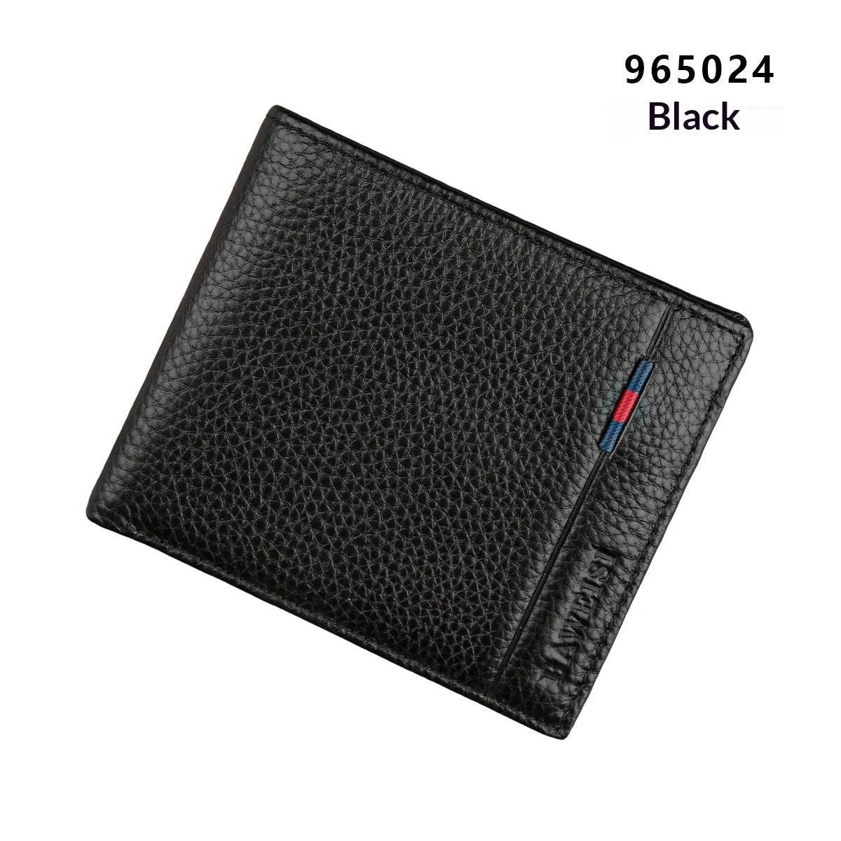 Men's Anti-Scanning RFID High-Capacity Credit Card Holder Made From First-Layer Cowhide Leather by GJG Denim