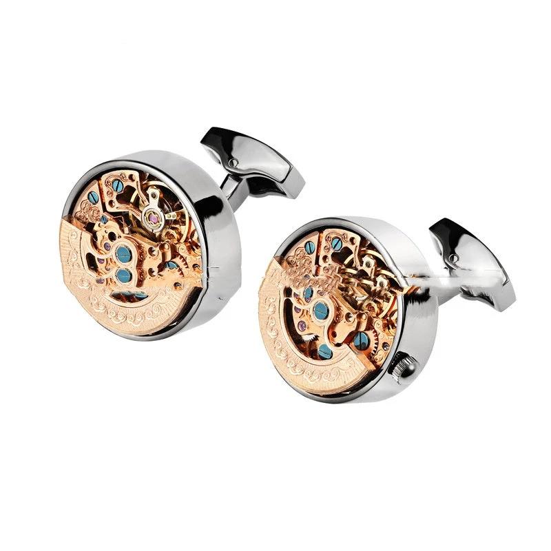 Men's High-end Movement Shirt Cufflinks by GJG Denim
