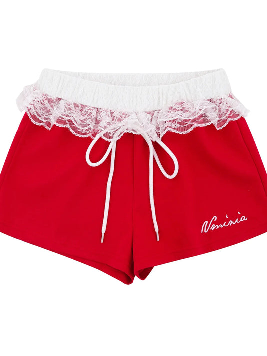 Lace Detail Shorts by Lady Ros