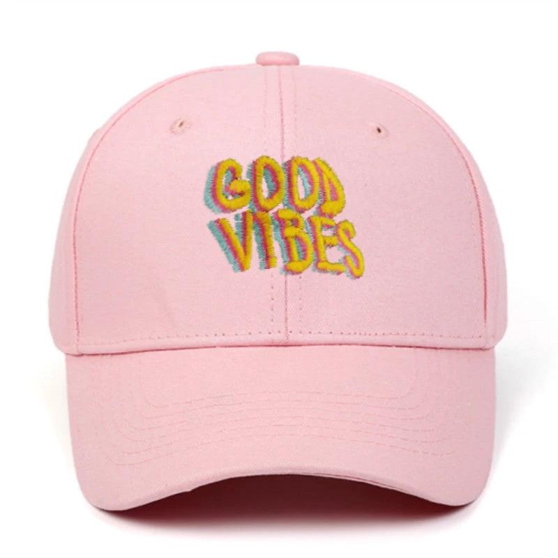 "Good Vibes" Baseball Cap by GJG Denim