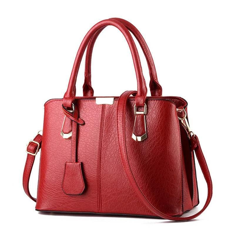 Solid Color Fashion Women Handbag Large Capacity by Zara-Craft