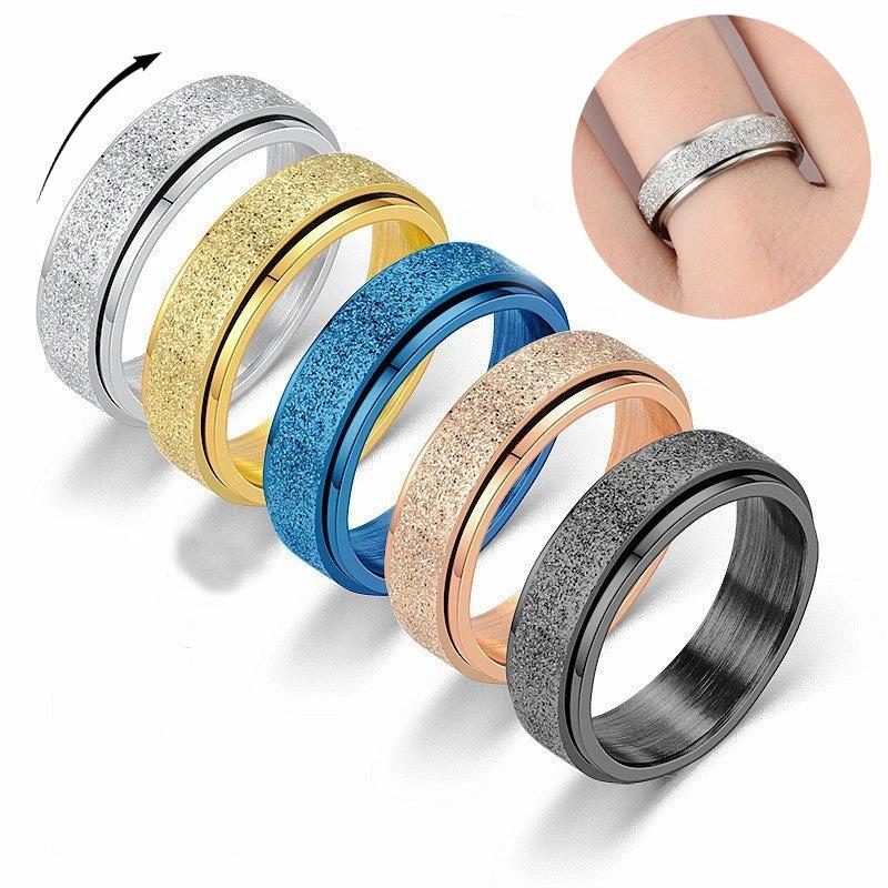 Turnable Anxiety Ring For Men by GJG Denim