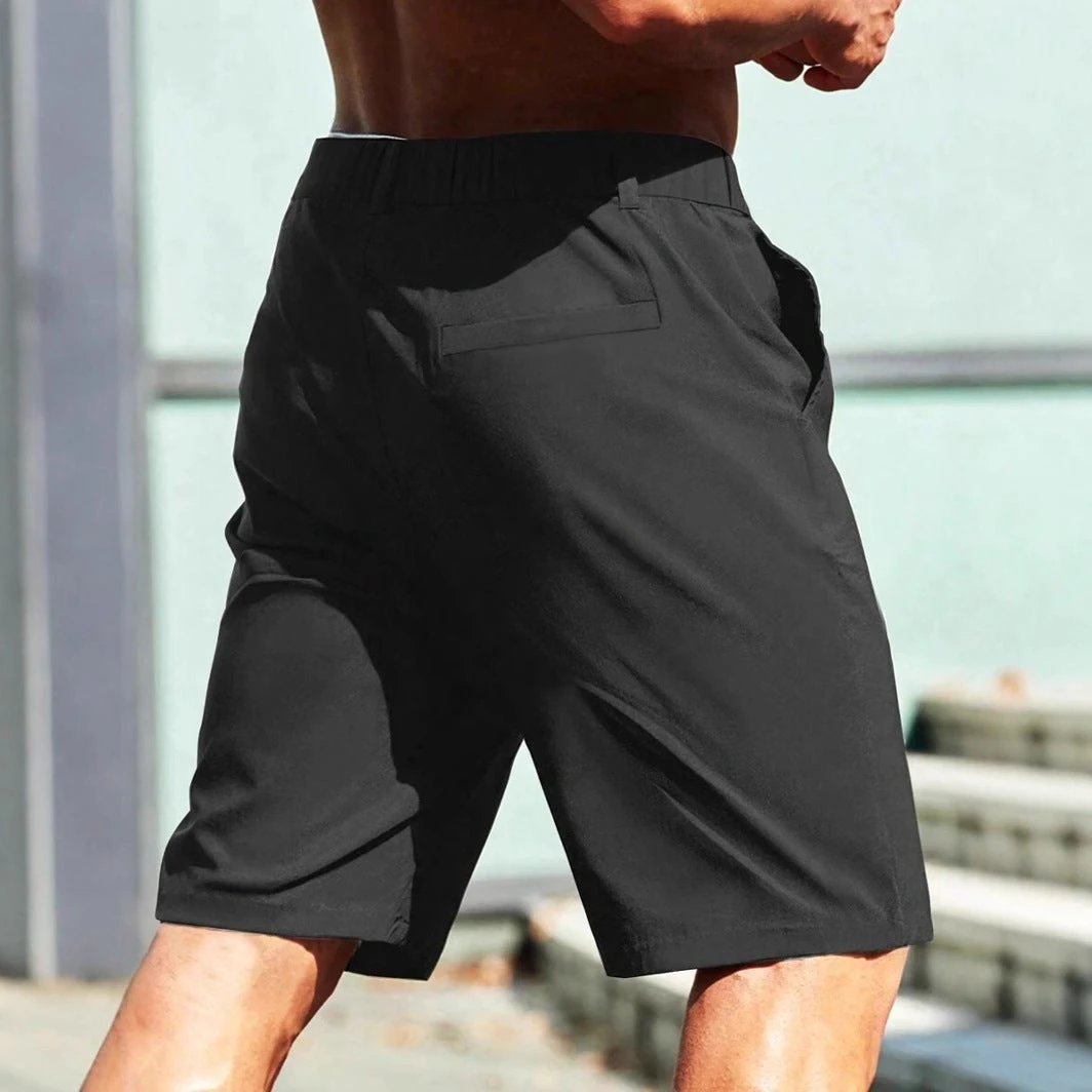Men's Casual Straight Shorts by GJG Denim