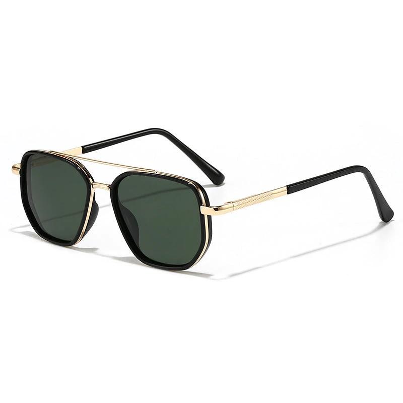 Men's UV-Protective Metal Sunglasses by GJG Denim