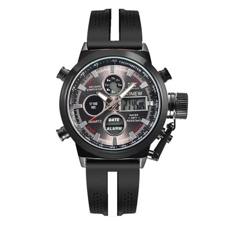 Men's Fashion Belt Multi-functional Watch by GJG Denim