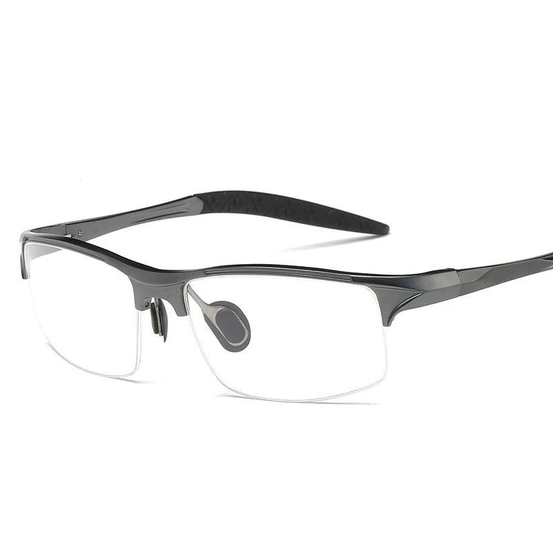 Men's Sports Plain Half-frame Optical Glasses by GJG Denim