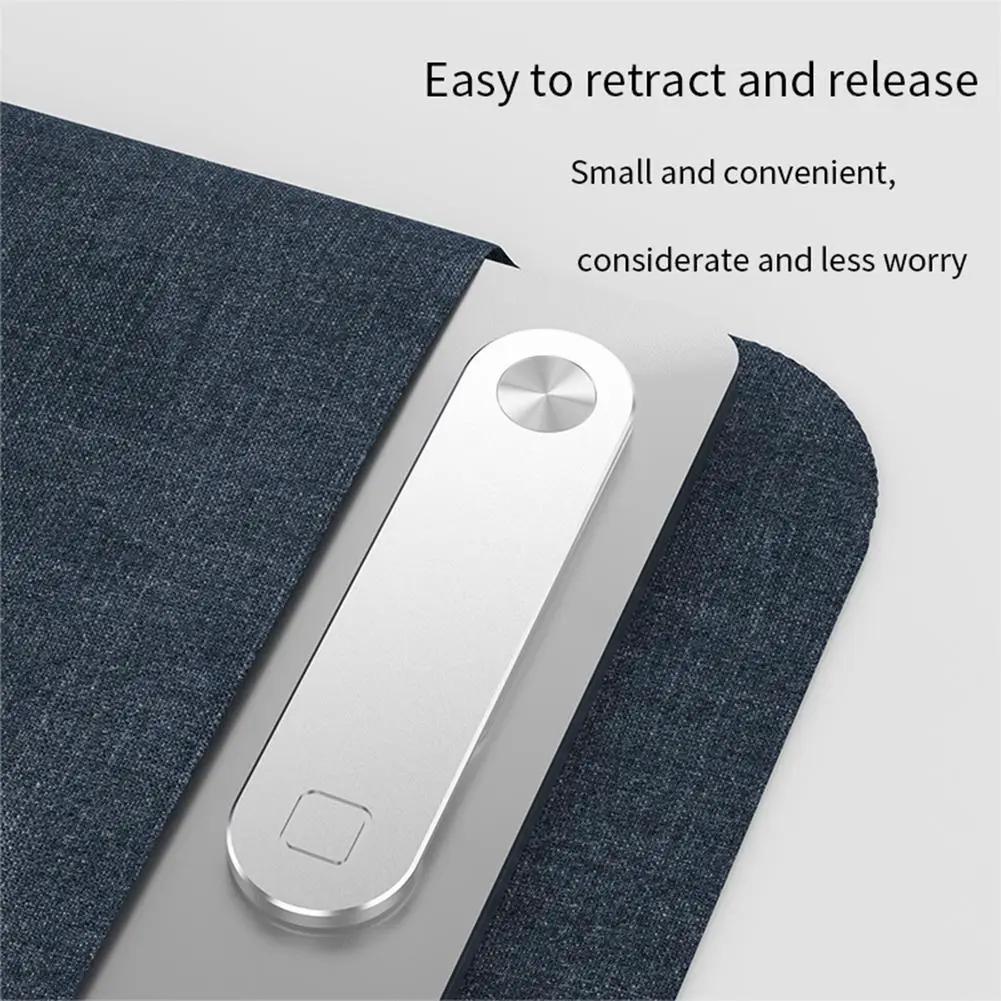 Laptop Phone Holder, Adjustable Laptop Side Mount Clip, Magnetic Laptop Monitor Mount, Computer Laptop Cellphone Stand Foldable Aluminum Expansion Bracket Tablet Clip For Dual Screen by GJG Denim