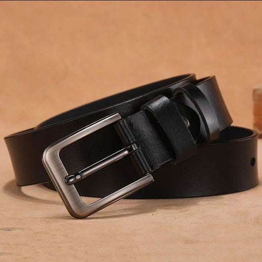 Men's Fashion Square Head Pin Buckle Casual Belts by GJG Denim