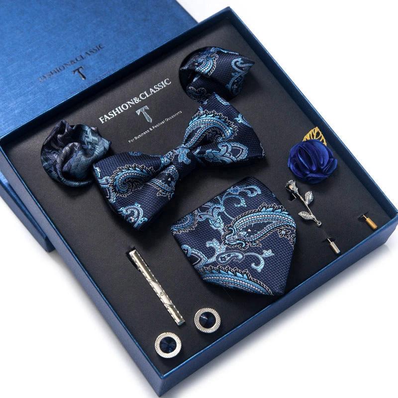 Men's 8-piece Tie Set by GJG Denim