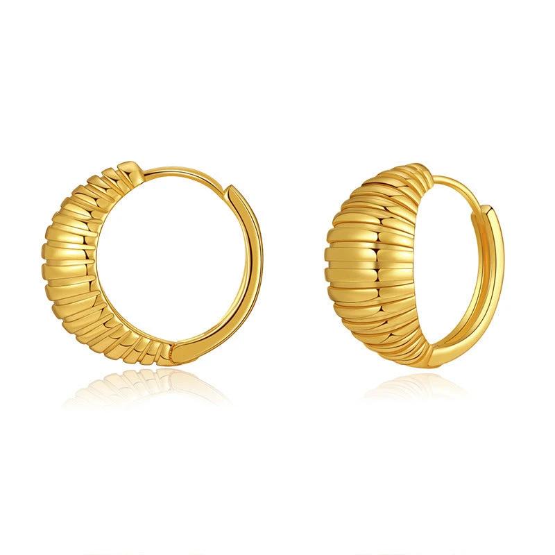 Gold Hoop Earrings,Only Self-pickup Is Supported, And The Displayed Prices Are All Self-pickup Prices by GJG Denim