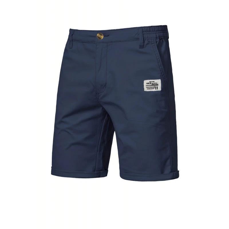 Solid Color Cargo Shorts by GJG Denim