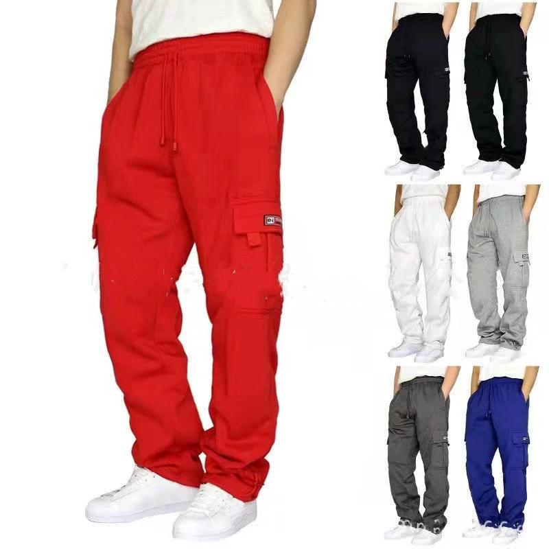 Men's Sweatpants Drawstring Stretch Elastic Waist Joggers by GJG Denim