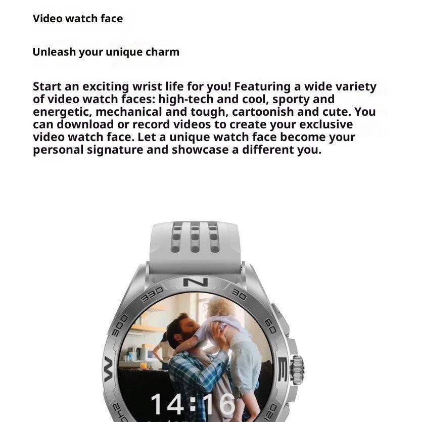 Men's Blood Pressure Measurement And Heart Rate Smart Watch by GJG Denim