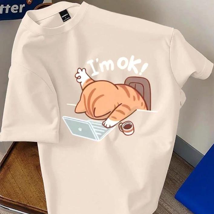 Men's "I'm Okay" T-shirt by GJG Denim