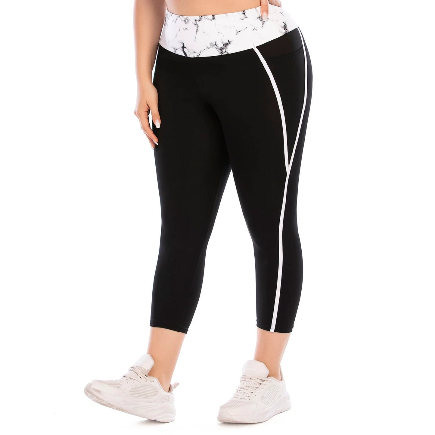 Workout Clothing Suit Plus Size Yoga Clothing Leggings by GJG Denim