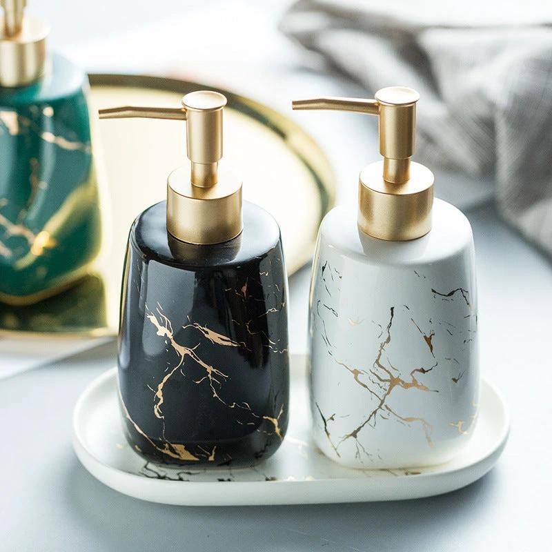 Bathroom Ceramic Storage Bottle by GJG Denim