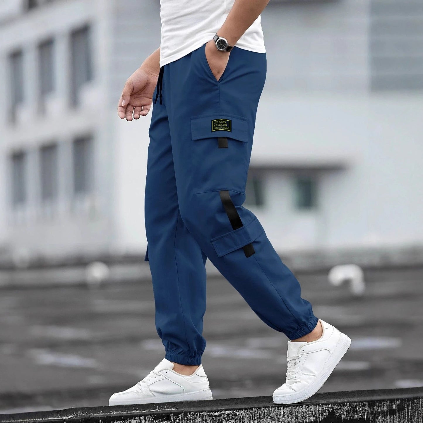 Men's Retro Jogger Casual Pants by GJG Denim