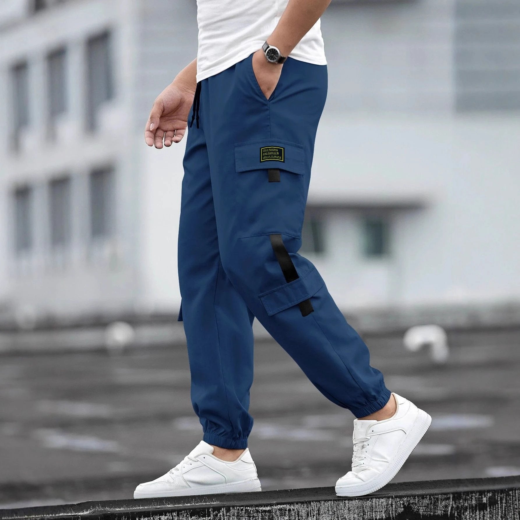 Men's Retro Jogger Casual Pants by GJG Denim