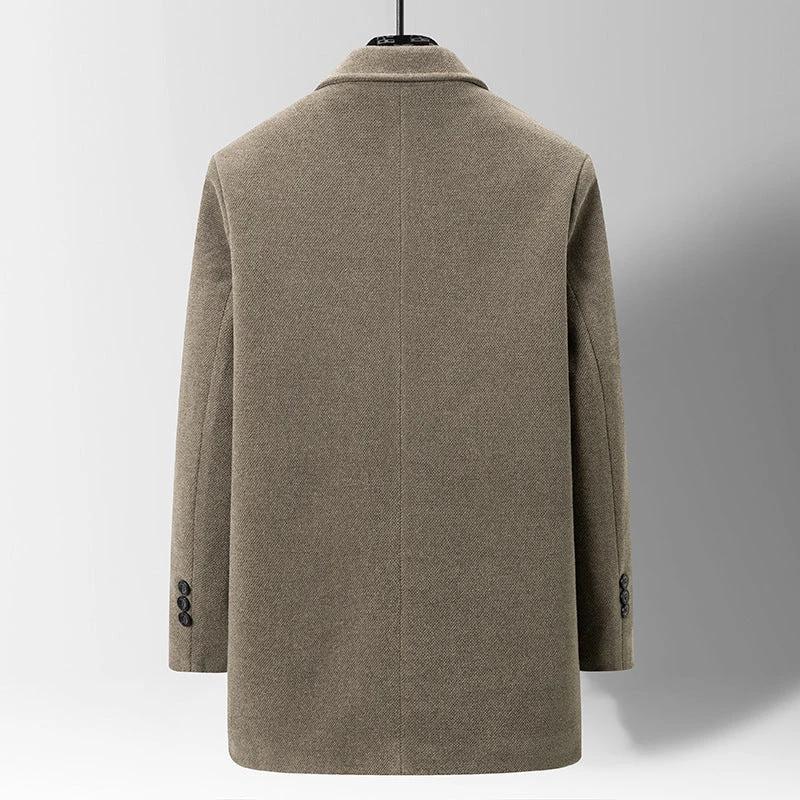 Men's Woolen Mink Velvet Coat by GJG Denim