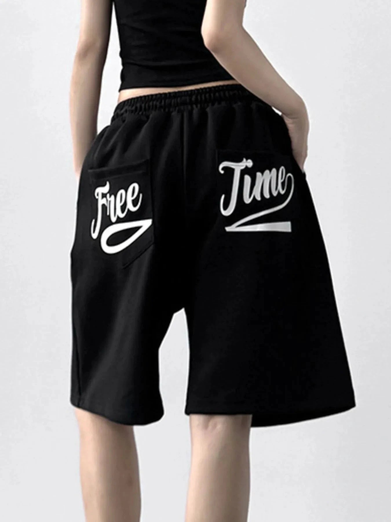 Drawstring Wide Leg Shorts by Lady Ros