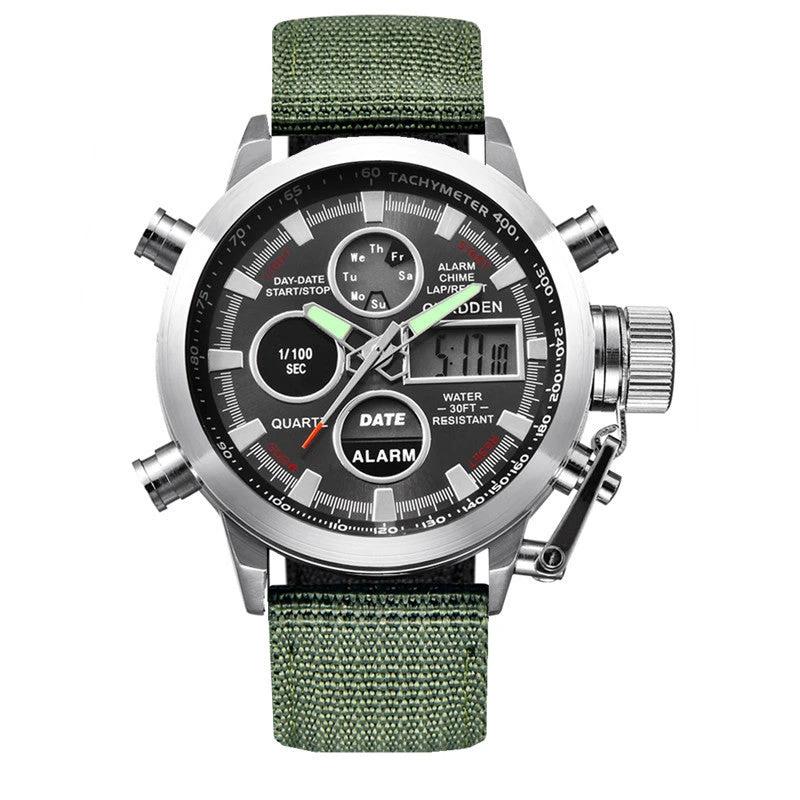 Men's Fashion Belt Multi-functional Watch by GJG Denim