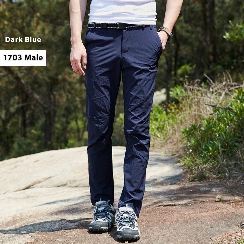 Mesh Leisure Men's Loose Elastic Pants by GJG Denim