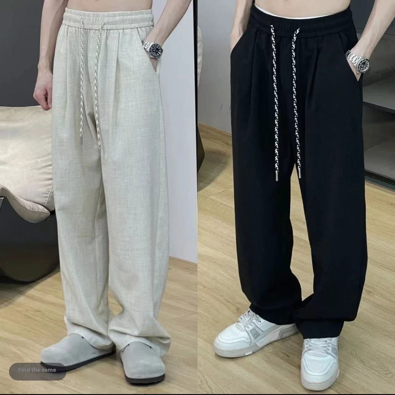 Men's Linen Pants by GJG Denim