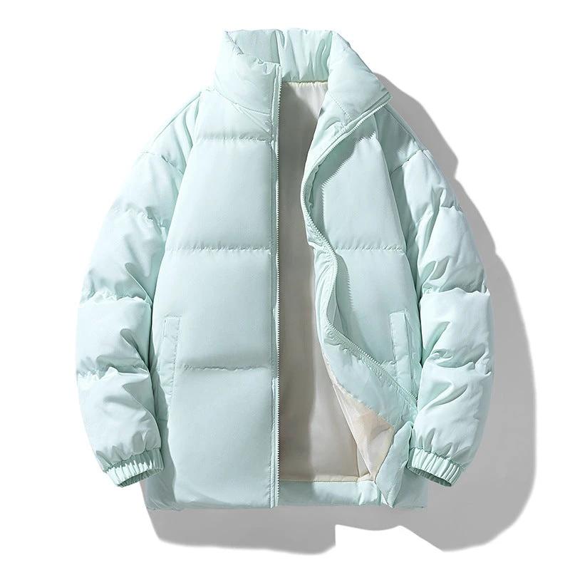 Men's Stand-up Collar Cotton-padded Coat Thick Warm-keeping And Cold-proof by GJG Denim