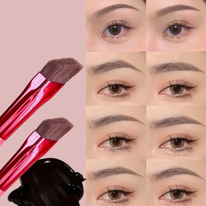 Wild Eyebrow Brush 3d Stereoscopic Painting Hairline Eyebrow Paste Artifact Eyebrow Brush Brow Makeup Brushes Concealer Brush by GJG Denim