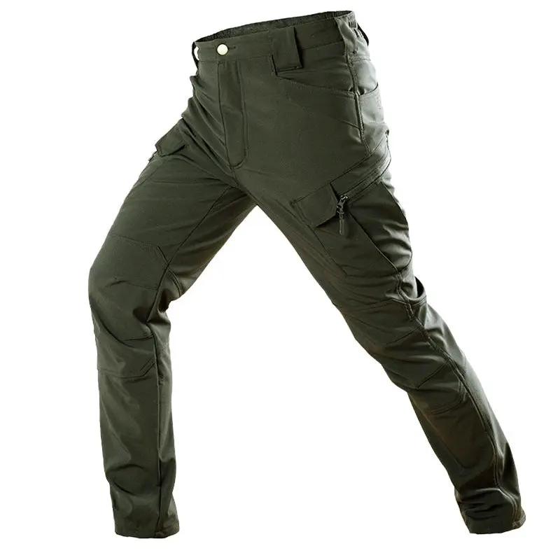 Men's Fleece-Lined Waterproof Tactical Pants by GJG Denim