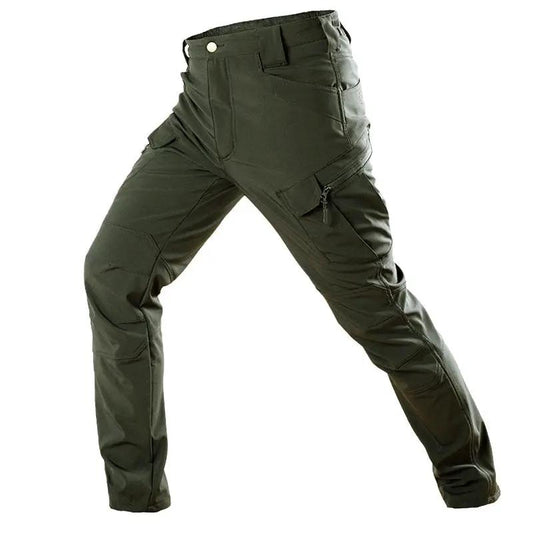 Men's Fleece-Lined Waterproof Tactical Pants by GJG Denim