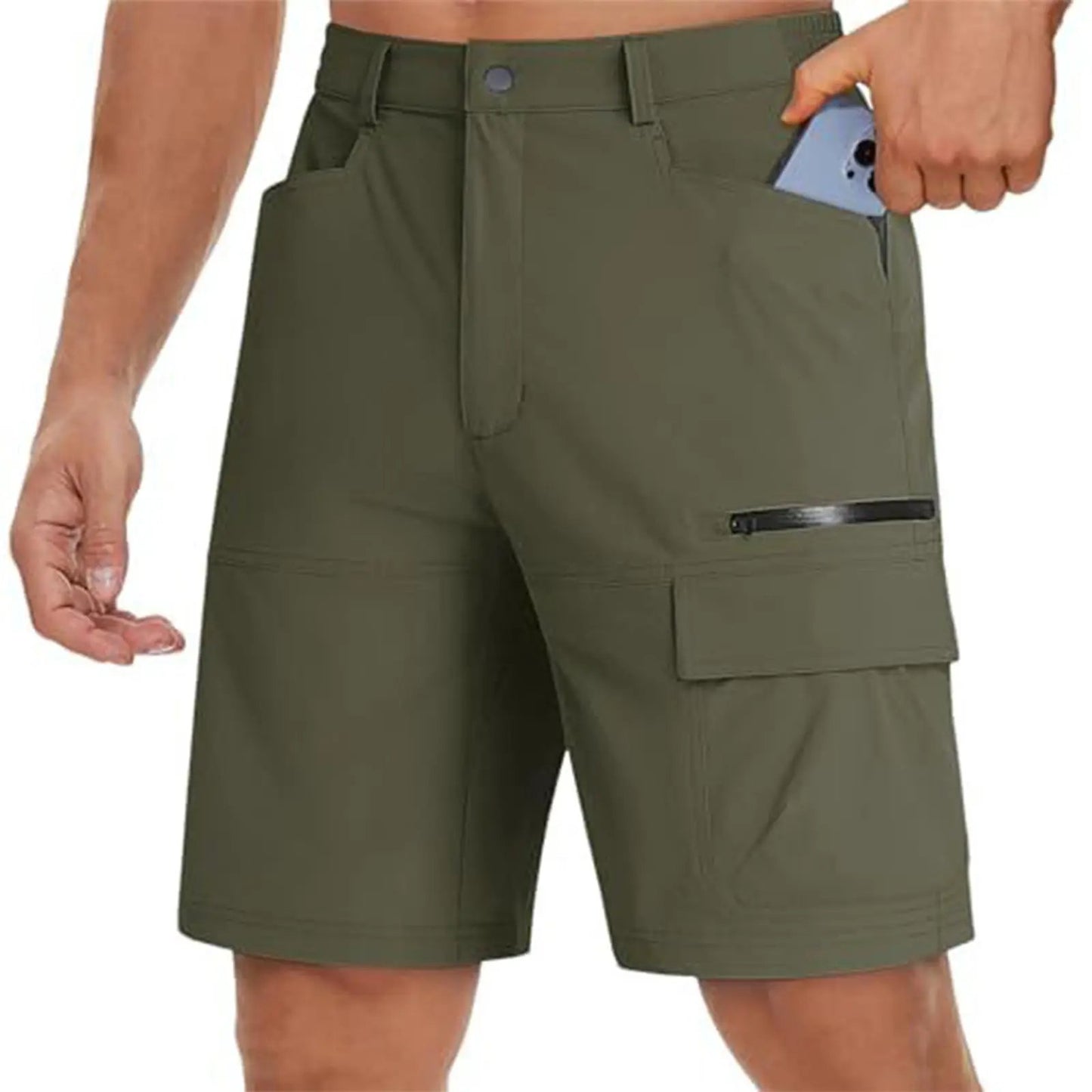 Men's Multi-Pocket Shorts by GJG Denim