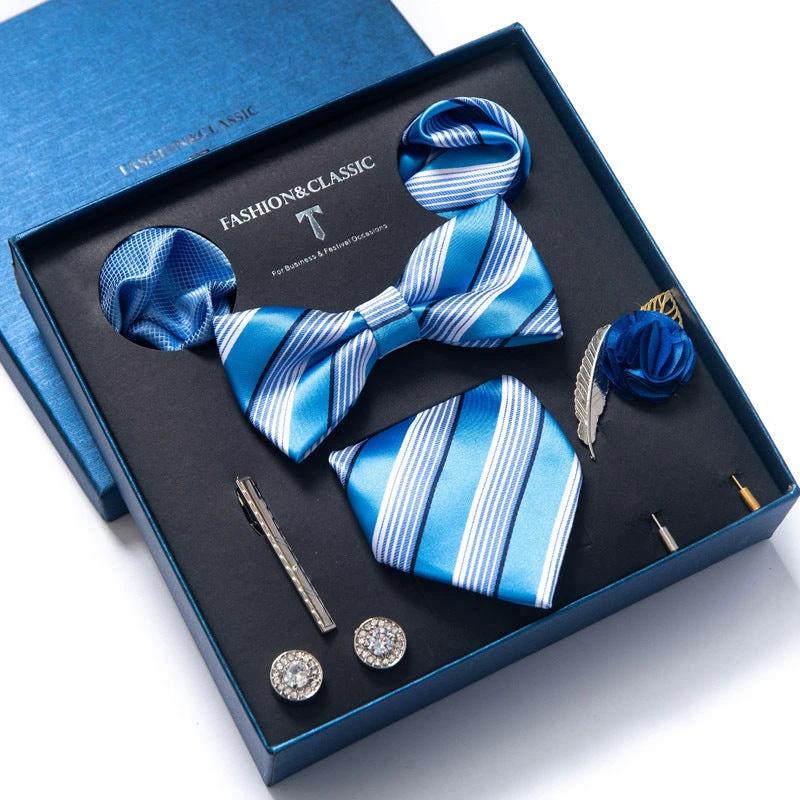 Men's 8-piece Tie Set by GJG Denim