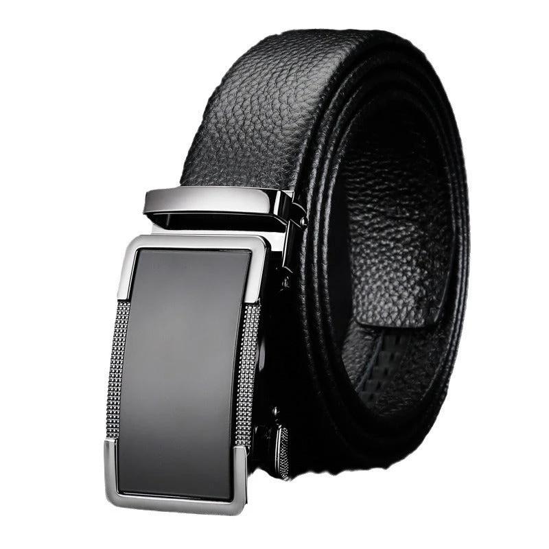 Men's Leather Comfort Click Belt by GJG Denim