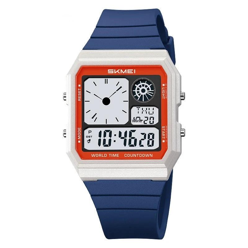 Men's Waterproof Multifunctional Electronic Sports Watch by GJG Denim