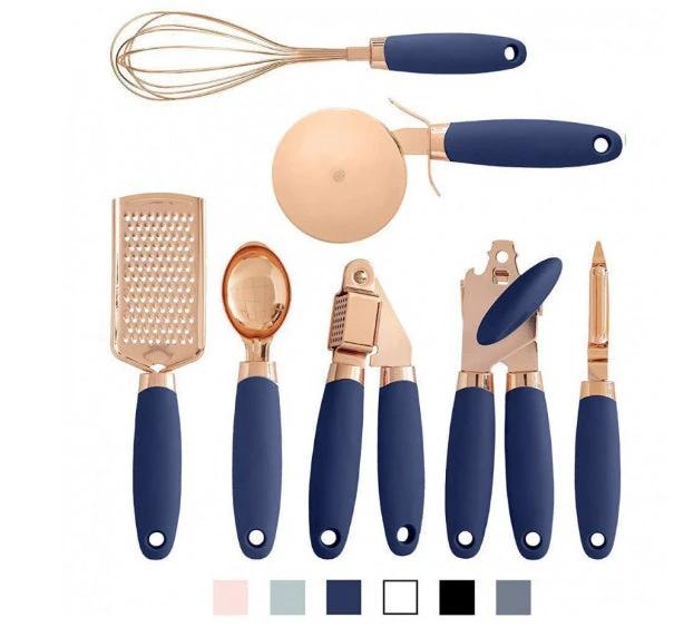Kitchen Household Peeler Gadget Copper Plating Set by GJG Denim