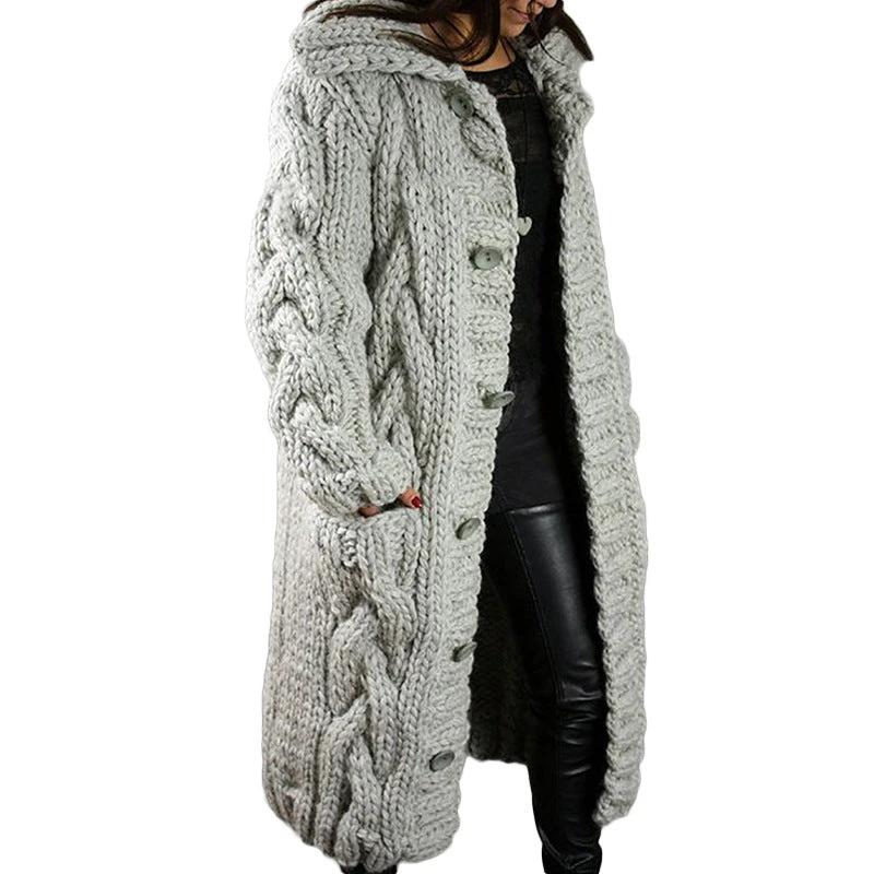 Women's Cardigan Plus Size Sweater Coat by GJG Denim
