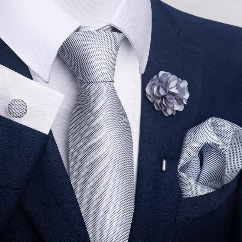 Men's Tie and Pocket Square Combo by GJG Denim
